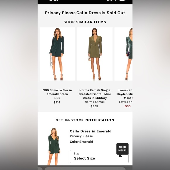 Privacy Please Calla dress - Picture 5 of 5